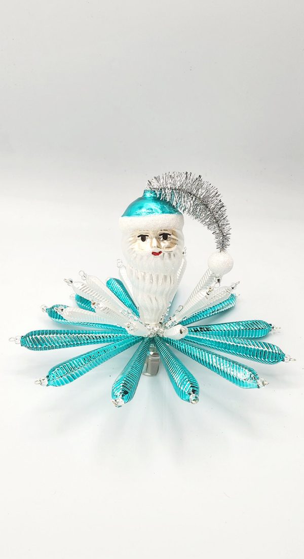 Starburst Santa - Aqua/White - 2024 - Second Cycle